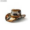 Sombrero de vaquero de copa dura, sombrero de playa, nuevo sombrero de verano, sombrero de paja panamá para hombres y mujeres, sombrero de copa, sombrero de vaquero occidental americano