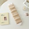 Cubrepiernas de punto de color sólido JK japonés para mujer, adelgazantes, cálidos para otoño e invierno, modernos, calcetines hasta la pantorrilla de chica hot, calcetines apilados