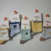 Nuevos Calcetines de Malla de Algodón para Niños, Casuales y Versátiles, Lindos Calcetines de Malla Elástica Transpirables con Dibujos Animados para Niños y Niñas, Venta al por Mayor