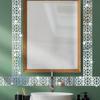 Amazon cross-border chinês oco espelho tridimensional 1mm acrílico adesivos de parede sala de estar banheiro decoração de parede
