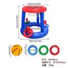 Juguetes Inflables para Niños, Canasta de Baloncesto Inflable, Juegos Acuáticos para Adultos al Aire Libre, Baloncesto de Aro Juguetes Interactivos