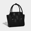 Bolso de Hombro a Cuadros para Mujer 2025 Nuevo Estilo Coreano Bolso de Mano Bolso Tejido a Mano Casual y Elegante Bolso Cruzado
