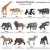 Simulação sólida cognitiva para crianças modelo de coelho animal selvagem grande coelho branco coelho cinza coelho amarelo terno enfeites de brinquedo
