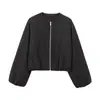Ropa de Mujer de Venta Caliente Transfronteriza de Amazon Moda Versátil Nueva Chaqueta de Piloto con Cuello Redondo Primavera y Otoño 2026