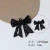 Pingente de Laço Simples de Liga Metálica Pintado por Spray Materiais de Acessórios DIY para Pulseiras, Colares, Brincos e Outros Componentes de Joias