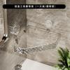 Estante de Almacenamiento de Cosméticos para Baño de Pared Triangular Transfronterizo para el Hogar Baño Inodoro Sin Taladro Al por Mayor