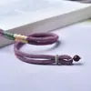 Cordón para colgante de plata 925, cuerda de collar tejida simple, cuerda para colgante de jade, joyería para colgar en el cuello, venta al por mayor, suministro directo