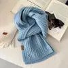 Cachecol de Tricô com Textura de Cable Knit Cor Sólida Inverno 2026 para Mulheres Proteção de Pescoço Quente de Alta Qualidade Gola Decorativa Cachecol Tendência