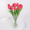 Tulipa Artificial PU Mini Flores Artificiais Estilo Nórdico Casamento Decoração de Casa Adereços Flores Artificiais Alto Padrão Realistas