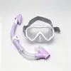 Conjunto de Óculos de Mergulho e Snorkel Infantil, Máscara de Mergulho, Faixa de Cabeça Elástica Europeia e Americana Transfronteiriça, Máscara de Snorkel Novo Modelo