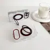 Funda Magnética de Acrílico Transparente para iPhone 18 Duo con Soporte Giratorio Plegable para Apple, Cubierta Protectora