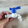 Grifo de Válvula de Bola de Plástico PP con Boquilla de Apertura Rápida para Uso en Comercio Exterior, Grifo de Plástico para Desagüe de Mopa de 1/2 Pulgada y 3/4 Pulgada