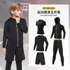 Ropa de Entrenamiento de Compresión Infantil Transfronteriza, Ropa de Secado Rápido para Baloncesto de Niños, Traje Deportivo, Ropa para Correr, Danza, Yoga, Hecho a Medida