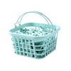 Paquete de 30 Pinzas a Prueba de Viento Pinzas para Ropa Ropa Interior Calcetines Plástico Pinzas Pequeñas con Cesta de Almacenamiento Pinzas para Secar Ropa de Edredón