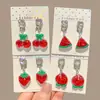 Novos Brincos de Clipe Perfurados para Crianças, Brincos Fofos do My Little Pony, Brincos de Desenho Animado da Moda para Meninas, Pingentes para Meninas