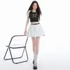 Moda de Verano para Mujer 2026 Estilo Nuevo Fresca y Dulce Casual Falda Voluminosa de Lunares Moda para Mujer Cintura Alta Reductora de Edad Falda Corta