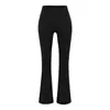 Roupas de Yoga Transfronteiriças Calças Flare Alta Elasticidade Bumbum de Pêssego Esportes Corrida Treinamento Roupa de Yoga Cintura Alta Modeladora Calças de Yoga