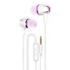 En Stock Audífonos con Cable Enchufe Directo de 3.5 mm Audífonos In-Ear con Control Remoto y Micrófono Audífonos Universales para Teléfono Móvil Venta al por Mayor
