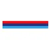 Guirnalda de cubierta de techo tricolor con personalidad para coche, Alemania, Italia y Francia, decoración de cubierta de motor tricolor, pegatinas para coche