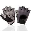 Guantes de Medio Dedo para Fitness para Adultos para Hombre y Mujer Entrenamiento Gimnasio Mancuerna Bicicleta Antideslizantes Secado Rápido Transpirables Guantes de Malla de Disco
