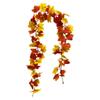 Decoración de Fiesta de Acción de Gracias de Amazon Colgante de Pared Otoño Decoración para el Hogar Vid de Hoja de Arce Artificial Simulación Vid de Hoja de Arce