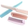 Peine Plegable Portátil de Doble Uso Peine de Maquillaje Peine de Viaje Peine de Paja Peine para Cabello Lacio de Mujer Hotel Peine de Hotel Venta al por Mayor