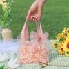 Bolsa Tote Grande Souvenir Bolsa de Regalo Transparente Gama Alta Femenina Dama de Honor Exquisita Bolsa Pequeña de Regalo Caja de Empaque Vacía