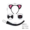 Diadema Transfronteriza de Orejas de Gato para Halloween Cosplay Niños Lindos Accesorios para el Cabello de Disfraz Accesorios para Actuación traje