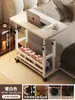 Mesa de noche Móvil Elevable Escritorio para Computadora Escritorio de Oficina Simple Escritorio para Estudiante Habitación Hogar Cama Mesa de Estudio