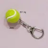 Llavero Creativo de Tenis Simulado Colgante para Bolso Decoración Evento Deportivo Pequeño Regalo Colgante de Joyería Accesorios Venta al por Mayor