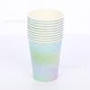 Nuevo Tema de Fiesta de Cumpleaños de Sirena Escama de Pescado de Punto Suministros Vasos de Papel Platos de Papel Toallas de Papel Manteles Decoración de Escena