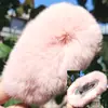 Bola de Pelo de Conejo Rex Real Bola de Peluche de Conejo Rex Accesorio Pompon Decoración Ropa de Piel Bola de Peluche de Cola de Conejo Bola de Pelo