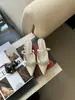 Chinelos Baotou Sapatos Femininos Uso Externo 2026 Novo Estilo Salto Anabela Bico Fino Francês Mules de Calçar