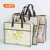 Bolsa de Edredón No Tejida Pvc Costura Mudanza Almacenamiento Bolsa Textil para el Hogar Bolsa Logotipo Personalizado Manta Juego de Cuatro Piezas Bolsa de Embalaje