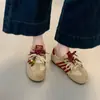 Tenis Plataforma Lindos y Originales para Dedo Gordo para Mujer, Nuevos 2025 Retro Melard con Cordones Calzado Deportivo Casual