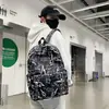 Mochila Escolar para Meninos, Alunos do Ensino Fundamental II, Mochila com Grafite da High Street Americana, Mochila Estilo Masculino para Alunos do Ensino Médio e Universitários, Mochila Estilosa de Nicho
