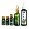 Óleo de massagem herbal personalizado para massagem corporal, raspagem nas costas, aquecimento, desbloqueio de meridianos, óleo essencial de massagem com artemísia para salões de beleza