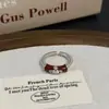 Anillo de Dedo Índice Saturno con Goteo de Aceite Letra Estilo Chica Picante Dulce y Fresca para Mujer, Anillo de Moda para Uso Diario, Versátil, Diseño Único, Anillo de Moda