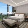 Móveis do Hotel Wanda Meihua Quarto Padrão Conjunto Completo Personalizado Apartamento de Hotel Cama Especial de Cabeceira Cama de Pousada Renovação