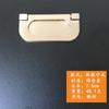 Manija para muebles de aleación de aluminio bronce estilo europeo, manija moderna simple para cajón de gabinete, venta al por mayor, manija de un solo agujero para puerta de gabinete
