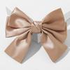Cross-border Light Luxury Style Satin Double-layer Bow Hairpin Spring Clip High-end Feeling Elegant Back Head Hairpin Acessórios para cabelo para mulheres
