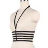 Ropa de Bambú Fabricante de Comercio Exterior Cuello Halter Sin Costuras Espalda Bonita Cintura Elástica Moldeador Ropa Interior Calada O0092