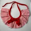 Toalha de Saliva para Pet Transfronteiriça, Babador para Gato, Laço, Acabamento em Renda, Acessórios para Cachorro, Lenço, Atacado do Fabricante