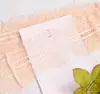Tela de Borde de Encaje de pestañas de Doble Cara de 3 m de Largo para Decoración de Escote de Vestido, Borde de Encaje Bordado Hueco