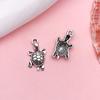 15 plata antigua kc Tortuga Dorada tortuga colgante pequeño accesorios de joyería traje 15 modelos cada 1 juego alrededor de 30 g