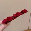 Presilha de Cabelo Trançada de Veludo de Princesa, Presilha Lateral para Mulheres, Presilha para Franja Fofa, Grampo Lateral, Acessório de Cabelo para o Ano Novo