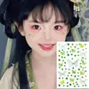 Pegatinas Autoadhesivas sin Pegamento para Maquillaje Facial, Pegatinas de Diamantes para Maquillaje de Escenario, Pegatinas Faciales de Mariposa Hada para Conciertos