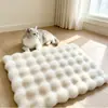 Cojín de Peluche para Mascotas Conejo Burbuja, Calidez Otoño e Invierno, Universal para Gatos y Perros, Cojín de Asiento de Felpa Antideslizante, Directo del Fabricante, Dropshipping Disponible