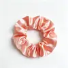 Amazon Transfronterizo Tela de Satén Scrunchie de Satén para Mujeres, Goma para Recoger el Pelo de Alto Nivel