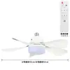 2025 Nuevo Ventilador de Techo con Luz Regulación Continua de Velocidad Sala de Estar Pasillo Viento Fuerte Silencioso Tornillo E27 Ventilador Simple con Luz
